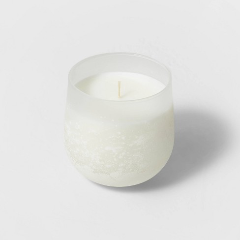 Clarity Fashion Salted Glass Wellness Jar Candle White 12oz - Casaluna™