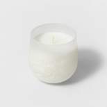 12oz Clarity Fashion Salted Glass Candle White - Casaluna™