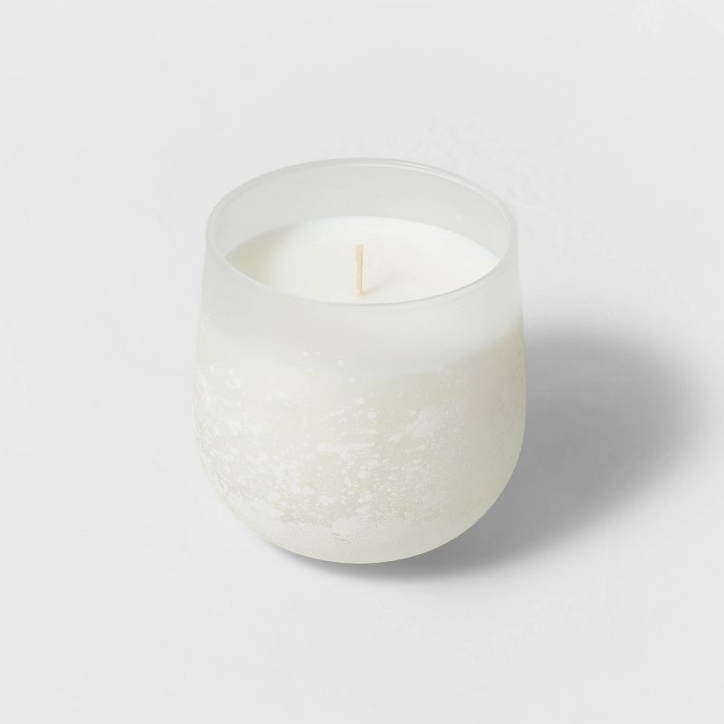 Clarity Fashion Salted Glass Wellness Jar Candle White - Casaluna™, 1 of 11