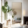 Wade 71"x 31" Full Length Oversized Floor Mirror Bedroom Dressing Mirror Standing Hanging Aluminum Alloy Thin Frame - The Pop Home - 3 of 4