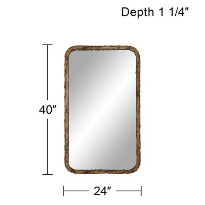 Phelan Oxidized Bronze Rectangular Wall Mirror