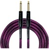 Kirlin IWB Black/Purple Woven Instrument Cable 1/4" Straight - 2 of 3