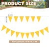 Unique Bargains 49ft Felt Fabric Triangle Bunting Garland Party Banner 1 Pcs - 2 of 4