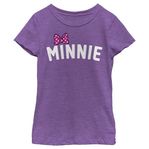 Purple minnie deals mouse shirt