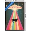 Trends International Ray Heere - UFO Cow Abduction 8 Framed Wall Poster Prints - 3 of 4