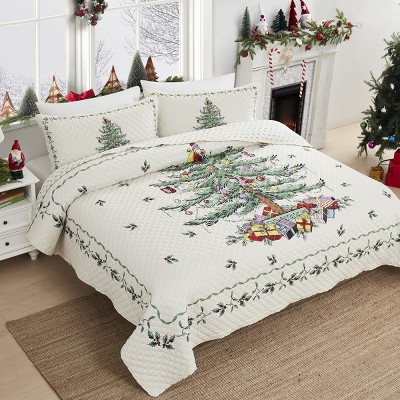 Spode® Christmas Tree King Quilt Set