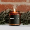 Sweet Water Decor Warm and Cozy 9oz Amber Jar Soy Candle - 2 of 4