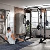 Coucheta Smith Machine Home Gym 2200Lbs Power Rack with Weights, Duable Cable & LAT Pulldown System, Strength Training Power Cages with Leg Hold-Down - 3 of 4