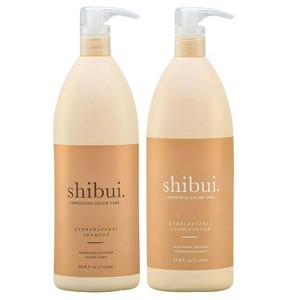 SHIBUI Conscious Color Care Everydayness Shampoo & Conditioner (33.8 oz XXL LITER DUO KIT SET) Gentle Hair Care - 1 of 4