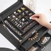 Large Accessory Organizer 3-Tier Jewelry Box - 3 of 4