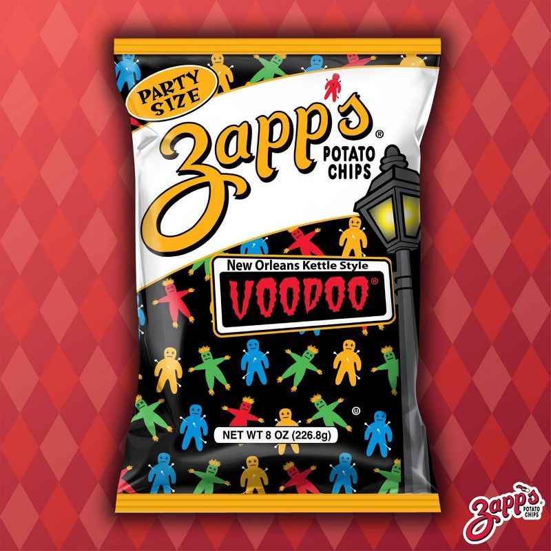 Zapp&#39;s New Orleans Kettle Style Voodoo Potato Chips - 8oz, 4 of 11