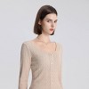 Women's Button-Front Textured Cardigan - A New Day™ Beige - 2 of 4