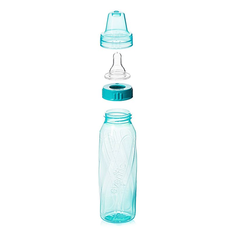 Evenflo Feeding Classic Tinted Plastic Baby Bottles - 8oz/12ct, 4 of 7