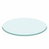 Bencmate Coffee Tables Round Glass Table Top For Living Room, Office, Tabletop Only, Anti-Impact, Heat-Resistant Glass, Clear, :24"*24"*0.47" - 2 of 4