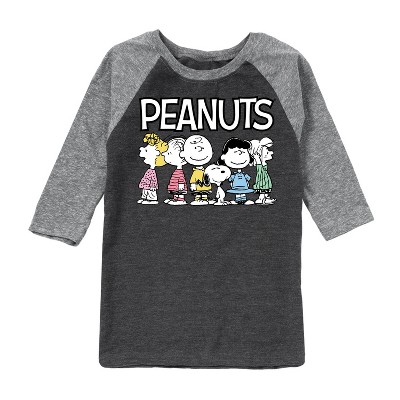 Boys' - Peanuts - Peanuts Crew Raglan Graphic T-Shirt
