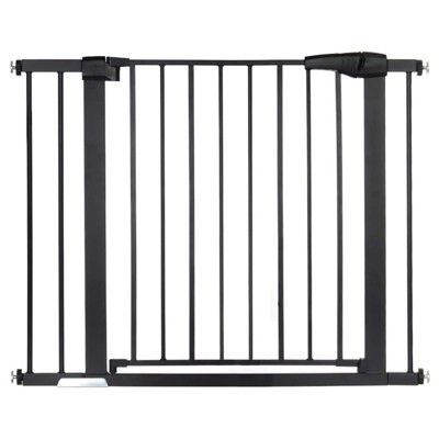 Image of GOTGELIF Baby Safety Gate 29.5" to 40.5" Wide - Auto Close - Pressure Mount - Pet Gate - Black
