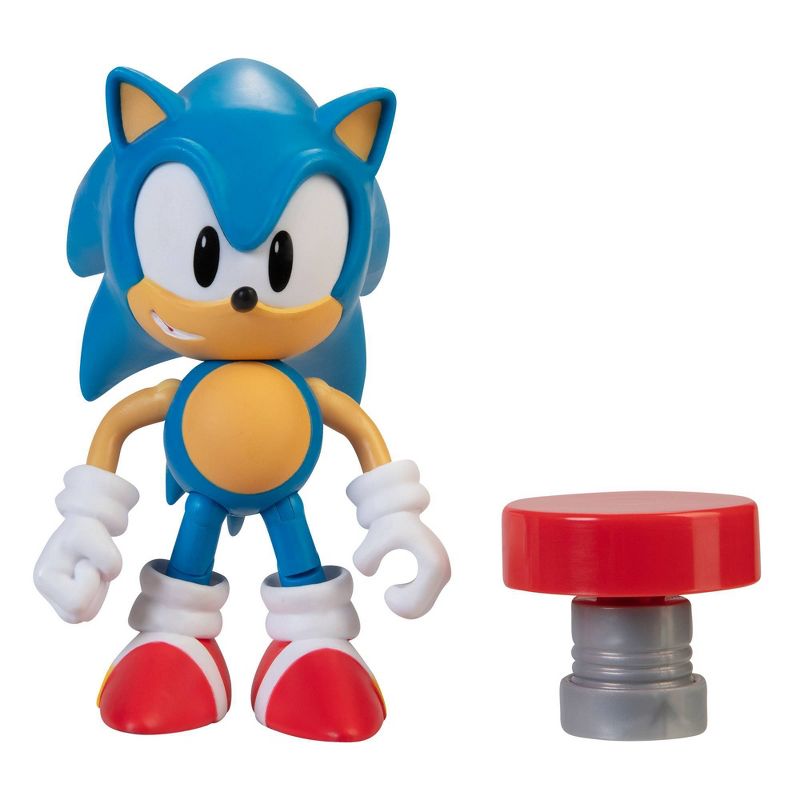 Sonic the Hedgehog 4&#34; Figure Classic Sonic with Spring Wave 4, 3 of 10