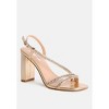 Raisins Pie Diamante Embellished Block Sandals Women - 2 of 4