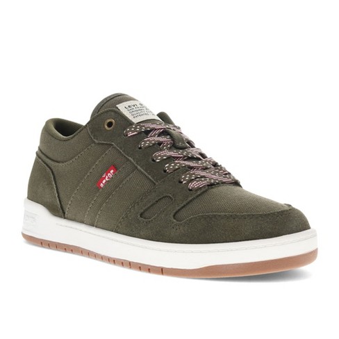 Levi's Womens Bb Lo Nl Canvas Sneaker Shoe, Olive, Size  : Target