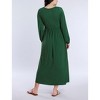 Women's Long Sleeve Empire Waist Maxi Dress | Motherhood Maternity - 2 of 4