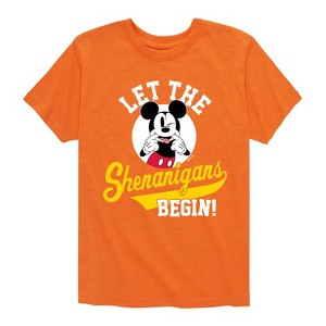 Boys' - Disney - Let The Shenanigans Begin Short Sleeve Graphic T-Shirt - 1 of 4