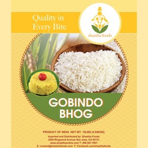 Shastha Gobhind Bhog Rice 10 lbs - 1 of 4