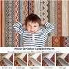 Vintage Patchwork Runner Rug - Machine Washable, Non-Slip, Stain-Resistant, Geometric Design, Foldable, Soft Low-Pile for Hallway - 3 of 4