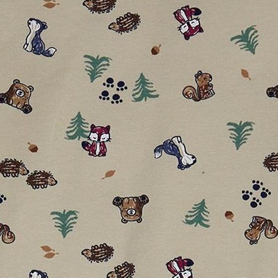 beige forest animals