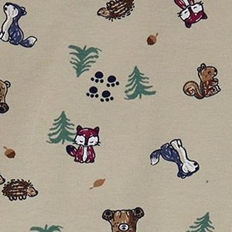 beige forest animals