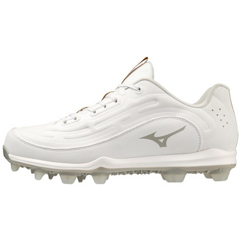 Mizuno Mizuno Ambition 3 Low TPU Mens Molded Baseball Cleat, 11 1/2, White