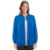 Collections Etc Full Snap Front Fleece Jacket with Side Pockets - 2 of 4