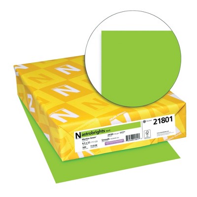Astrobrights Colored Paper, 8-1/2 x 11 Inches, 24 lb, Martian Green, 500 Sheets