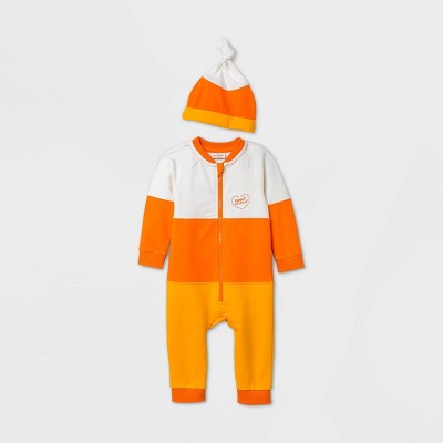 candy corn baby outfit