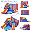 Costway Inflatable Bouncy Castle Kids Jumping House w/ Double Slides Air Blower Excluded - 4 of 4