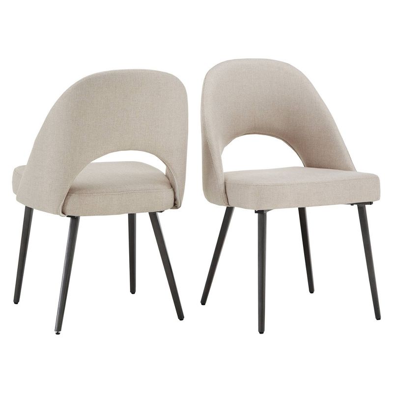 Set of 2 Ragan Upholstered Dining Chairs - Inspire Q, 1 of 11