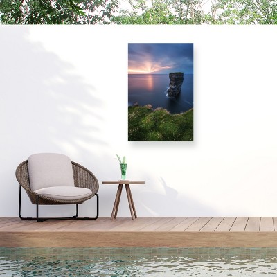 Trademark Fine Art - Jean Claude Castor Ireland - Downpatrick Head Matted Framed Art