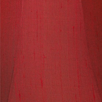 Set of 4 Deep Red Faux Silk Bell Lamp Shades