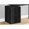 Monarch Specialties Computer Desk Home Office Left Right Set-Up Storage Shelves 55InchL Work Laptop Metal Laminate Black Contemporary Modern - 3 of 4