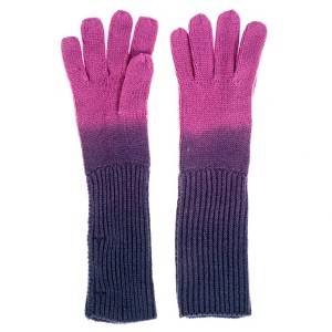 French Connection Ombre Design Mid Arm Elongated Gloves For Winter - 1 of 4