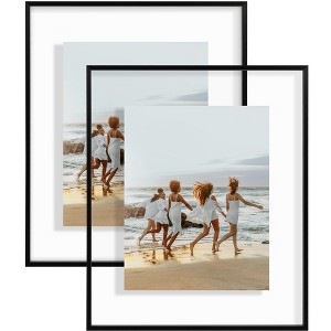 Americanflat Floating Aluminum & Plexiglass Picture Frame - 2 Pack - 1 of 4