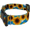 Country Brook Petz 1 1/2 Inch Deluxe Dog Collar - Floral Collection - 3 of 4