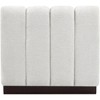 Meridian Furniture,Quinn Chenille Fabric Armless Chair - 4 of 4