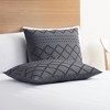 Nestl 3 Piece Tufted Boho Duvet Cover, Textured Duvet Cover Set with Zipper Closure - 4 of 4