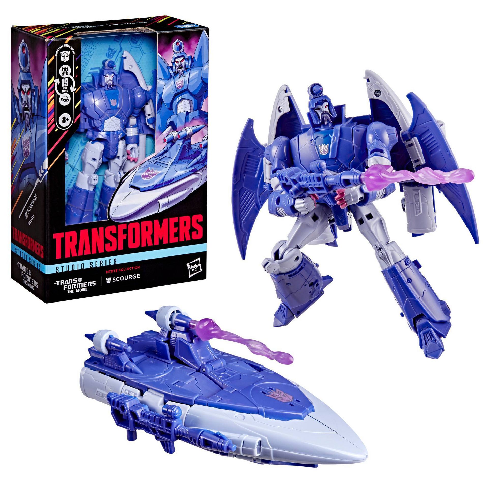 Transformers Studio Series MTMTE Collection The Transformers: The Movie Voyager Class Scourge Action Figure