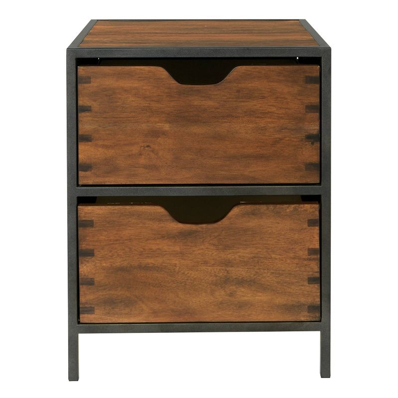 Clermont Office Cabinet Walnut - OSP Home Furnishings, 6 of 8