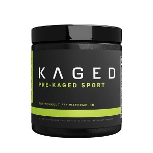 Kaged Pre-Kaged Sport Low Stimulant Pre-Workout Supplement - Watermelon - 20 Servings - 1 of 3