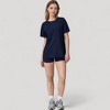 Anna-Kaci Active Women's Relaxed Fit Crew Neck T-Shirt with Short Sleeves and Soft Stretch Fabric for Everyday Comfort - 3 of 4