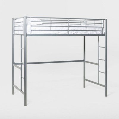 Twin Size Metal Platform Loft Bed - Saracina Home
