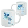 CUNY School of Public Health SPH Logo Ceramic Coffee Mug Novelty Gift Mugs for Coffee Tea and Hot Drinks 11oz White - 2 of 4