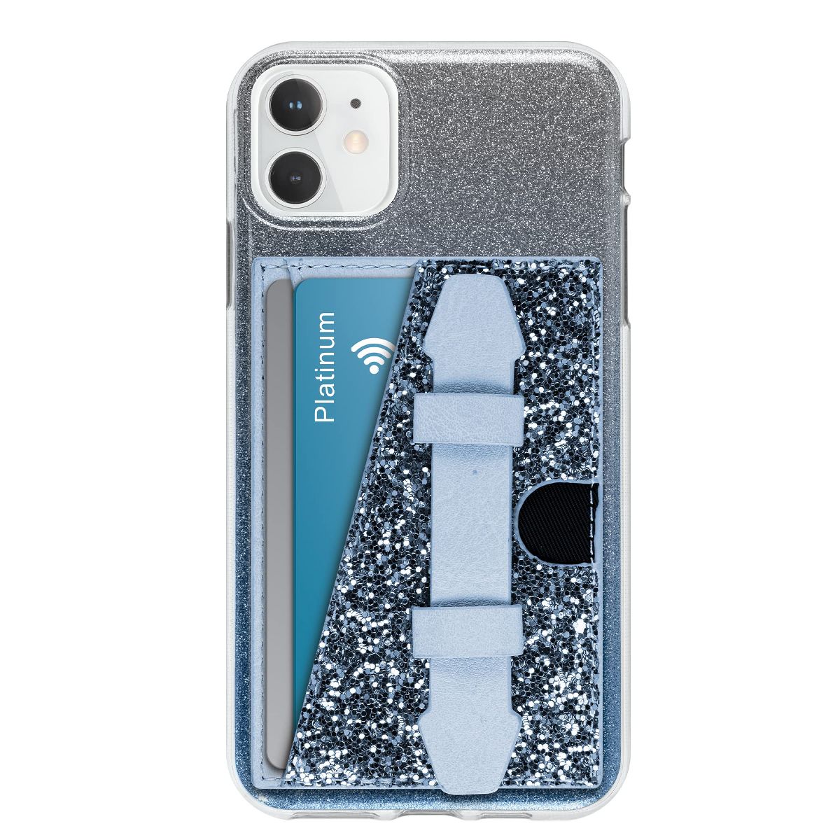 SKYLAR Stick-On Credit Card ID Holder Smartphone Violet